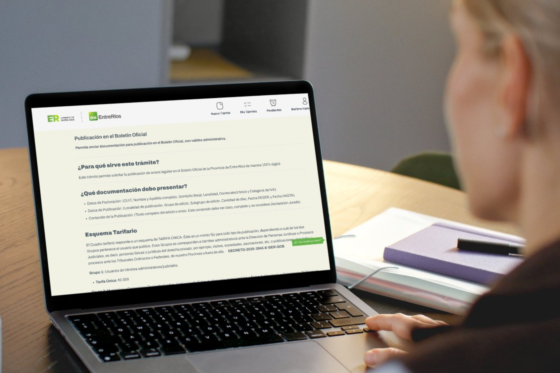 El Boletín Oficial de Entre Ríos se integra a la plataforma Mi Entre Ríos y avanza hacia un sistema 100 por ciento digital